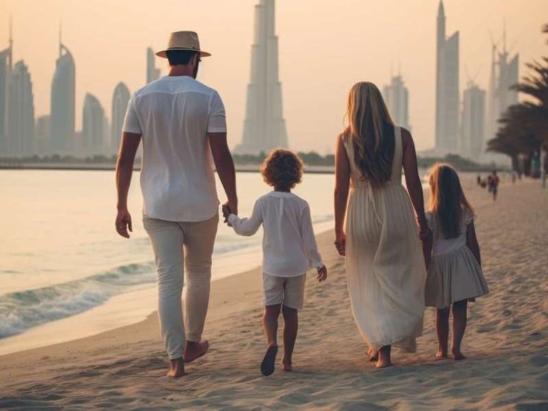 Happy Family in Dubai
