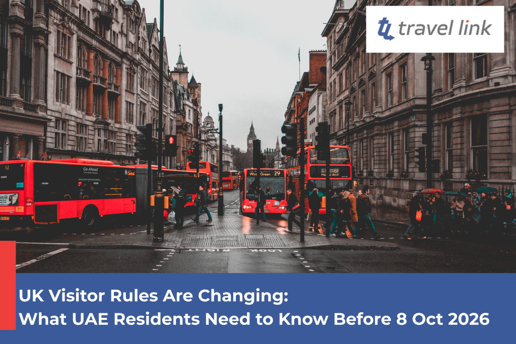 UK visitor rule changes from 8 October 2026 for UAE residents travelling to the UK