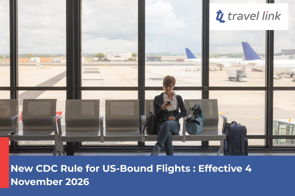 CDC attestation requirement for passengers flying to the United States from the UAE in November 2026